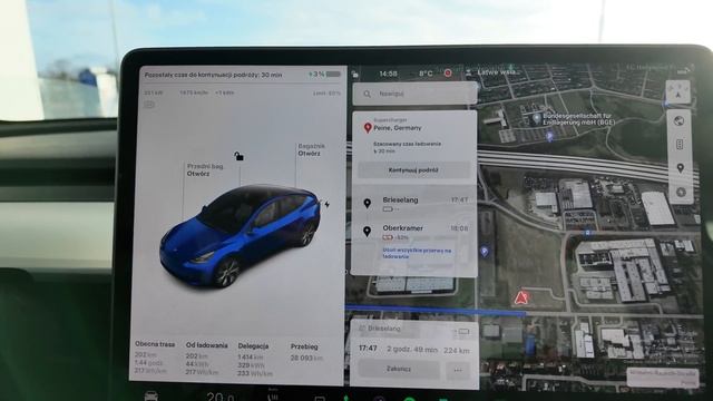 Tesla jako auto służbowe? Trasa 1950km - część 2 смотреть онлайн