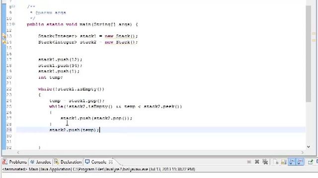 Interview Question:Sorting Integers with two stacks смотреть онлайн