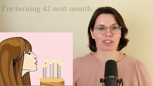 ENGLISH LESSON / INTERACTIVE ENGLISH / Using "TURN" to talk about AGE / PRESENT, PAST and FUTURE смотреть онлайн