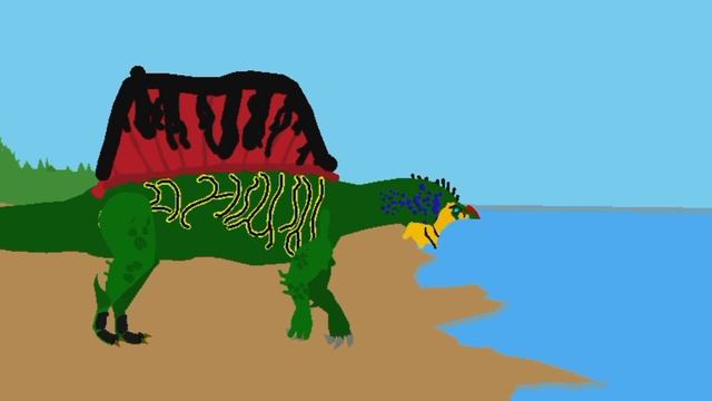 Allosaurus vs spinosaurus | stick nodes смотреть онлайн