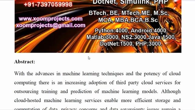 A Third Party Privacy Preserving Neural Network With Back Propagation Learning смотреть онлайн