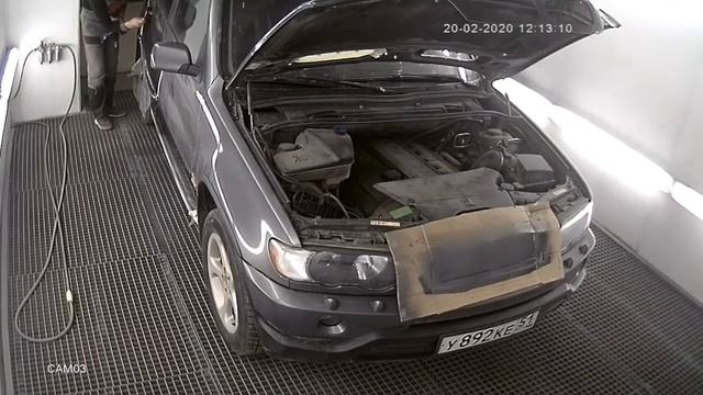 Автомалярка. X5. 2 часа оклеил и за 5 минут расклеил