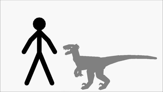 Pivot animation *OLD*: Dinosaur VS humans!! смотреть онлайн