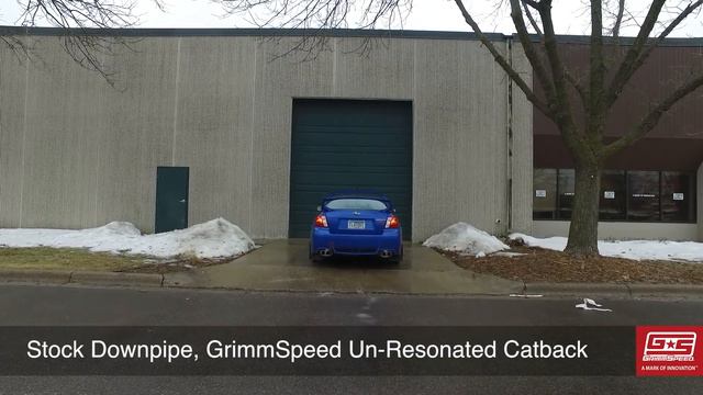 GrimmSpeed Un-Resonated Catback Exhaust - 11-17 STI Sedan, 11-14 WRX Sedan смотреть онлайн