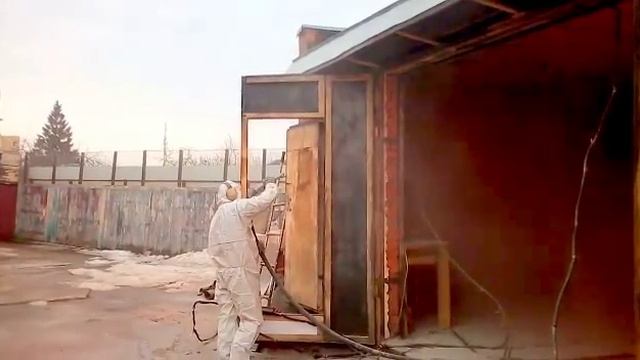 Процесс очистки от сажи мягким бластингом смотреть онлайн