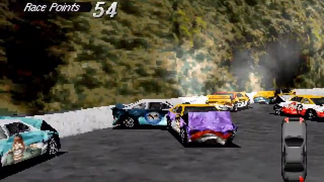 Destruction Derby PC MS-DOS Gameplay смотреть онлайн