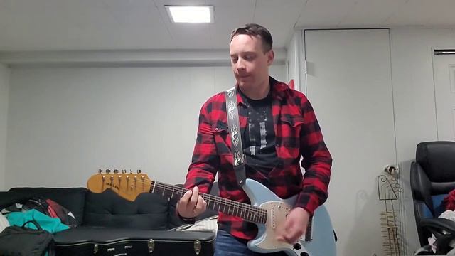 Nirvana -rape me cover on my fender Jagstang смотреть онлайн