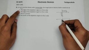 EC GATE 2007 1M - PN Junction - Reverse Bias