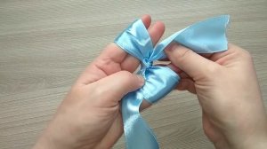 Бант из ленты (самый легкий способ!).Как завязать бант из атласной ленты.How to tie the perfect bow