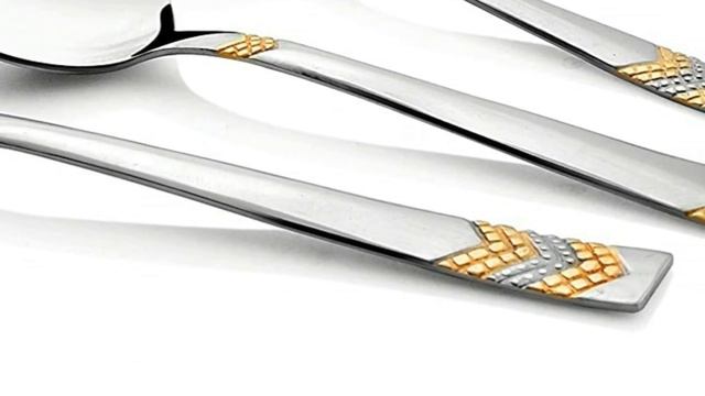 BEST CUTLERY SET BRANDS || STEEL CUTLERY |GERMAN CUTLERY| 24C GOLD PLATED CUTLERY| ROSE GOLD CUTLER смотреть онлайн