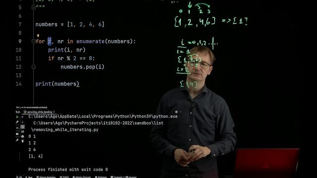 Python (eng) - Code example: remove elements while iterating смотреть онлайн