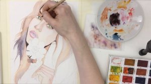 Как нарисовать портрет акварелью?