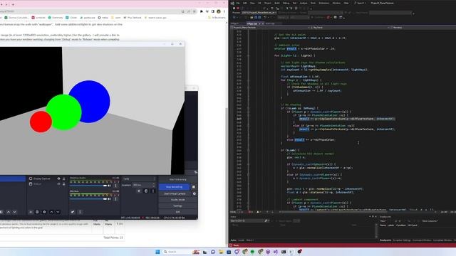 RayTracer, final version: Diffuse textures with Specular Maps! смотреть онлайн