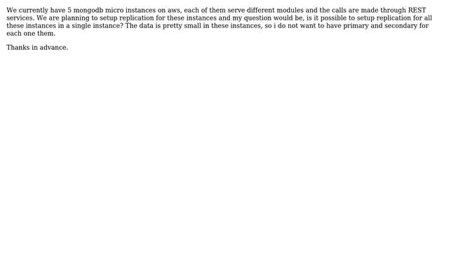 Databases: Setting up replication for various mongodb micro instances смотреть онлайн