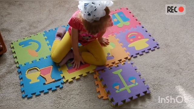 ДЕТСКИЙ ПАЗЛ-КОВЁР САМОЛЁТ!??? смотреть онлайн