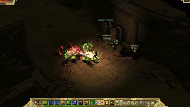 Titan Quest - AE gameplay. Ranger in Forgotten Tombs. смотреть онлайн