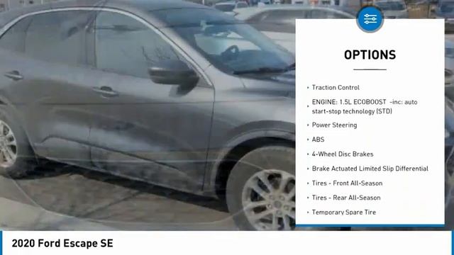 2020 Ford Escape SA99683 смотреть онлайн