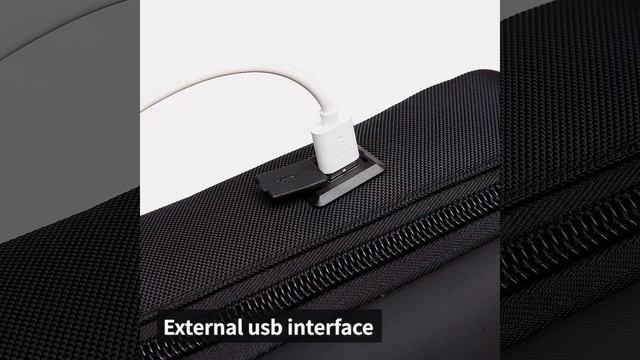 Ozuko 9490 Usb Waterproof Backpack Capacity Easy Carry Laptop Bag 15.6 Business Briefcase Men смотреть онлайн