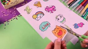 Loom Planet! 10 DIY НАКЛЕЙКИ своими руками БЕЗ КЛЕЯ! РИСУЕМ САМИ! Новый способ