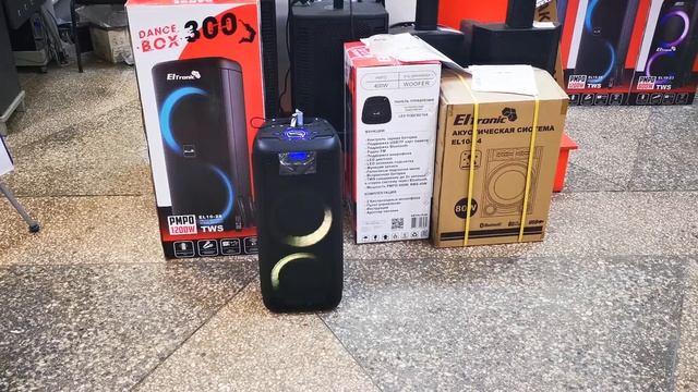 Крутой комбик колонка Dance box 100 Eltronic 1024 едет в Тихорецк для ДМитрия Николаевича смотреть онлайн