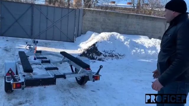 Прицеп самосвал под резиновую лодку