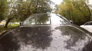 Rain Puddles Moscow/ gopro Volvo XC90 Лужи