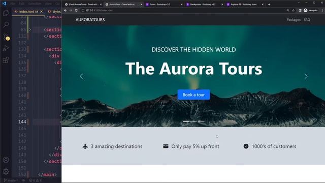 Bootstrap 5 Breakpoints Example Tutorial смотреть онлайн