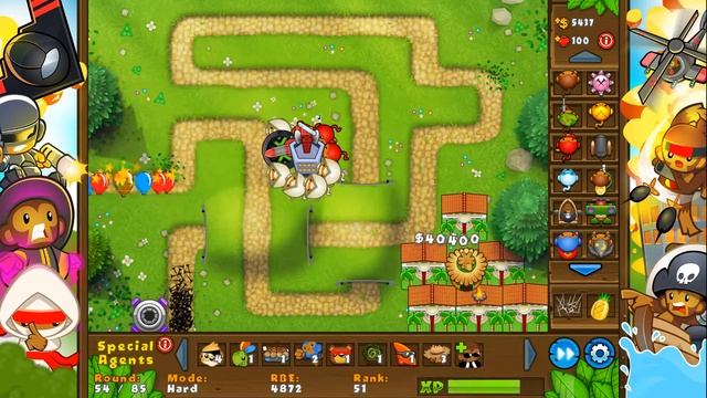BTD5 Monkey Lane Hard Walkthrough NLL NAPS смотреть онлайн
