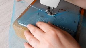 Как пришить тонкую резинку к ткани или сетке