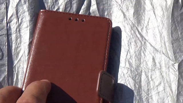 Кожаный чехол для Xiaomi Redmi 6/ 6A / 6 Pro. aliexpress, распаковка,обзор смотреть онлайн