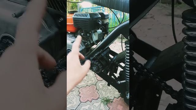 Мини байк "Синтез", самодельный мото вездеход смотреть онлайн