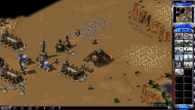 Command and Conquer Red Alert 2 Yuri's Revenge Tour of Egypt TOE 3 vs 3 смотреть онлайн