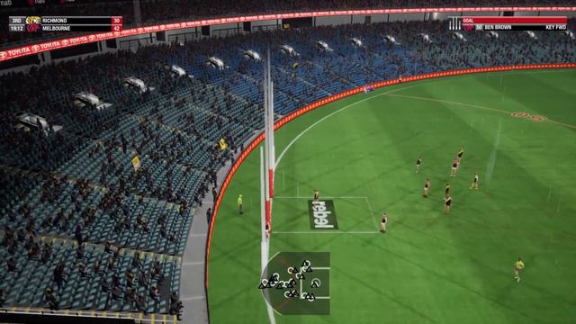 AFL Richmond VS Melbourne Highlights R6 2022 AFL Evolution 2 смотреть онлайн