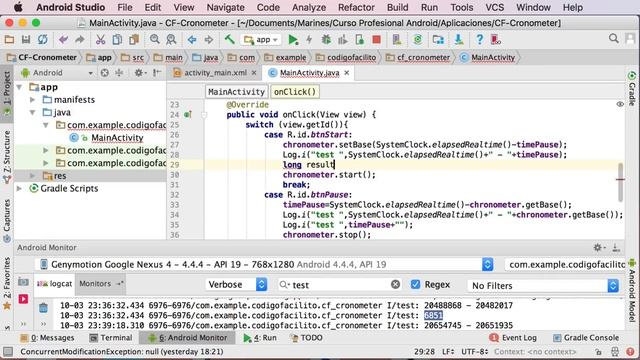 Chronometer en Android - Bytes смотреть онлайн