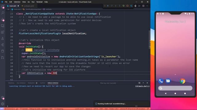 Local Push Notification Using Flutter смотреть онлайн