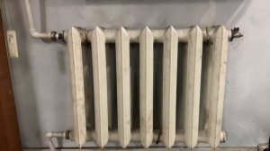 Как промыть чугунную батарею!