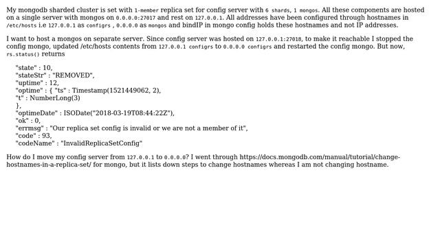 Databases: Changing hostname IP address in mongodb configuration (2 Solutions!!) смотреть онлайн