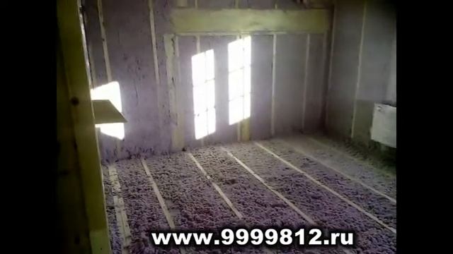 Видео Утепление дома эковатой