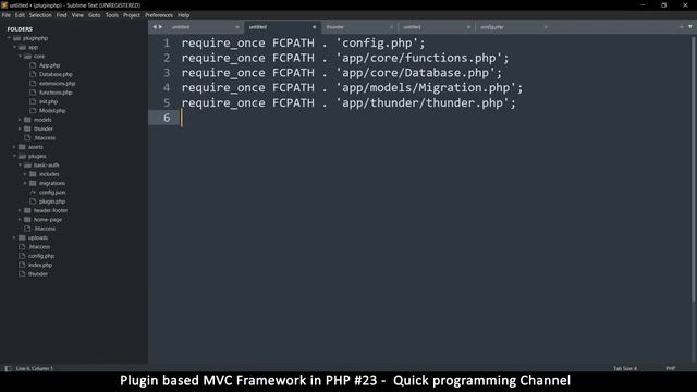 Plugin based PHP MVC Framework from scratch #23 | Command line tool | Quick programming tutorial смотреть онлайн