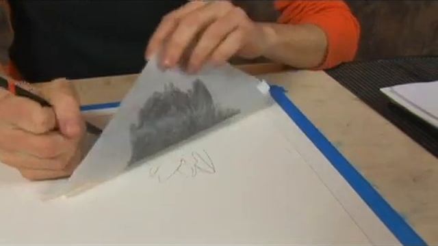 Collage: Creating a Work Surface : Collage Work Surface: Drawing Image смотреть онлайн