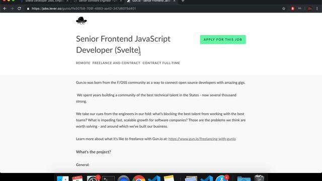 Svelte - First job posting(s)!!! смотреть онлайн