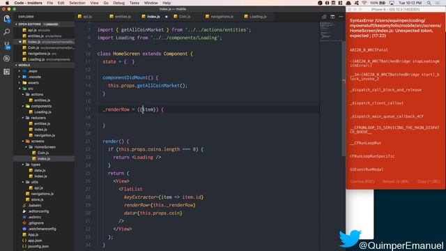 Building a cryptocurency portfolio app with Expo and React Native смотреть онлайн