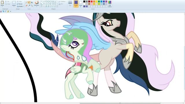 MLP [Next Gen] Princesses of the sun and moon ( SpeedPaint ) смотреть онлайн