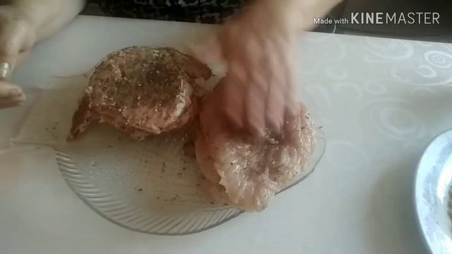 Шницель натуральный ( по-венски). смотреть онлайн