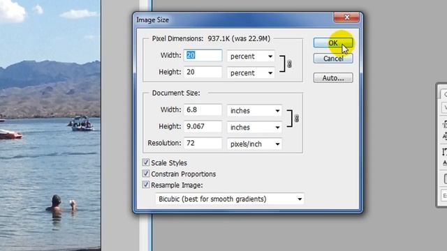 How to reduce file size of photo in Photoshop смотреть онлайн