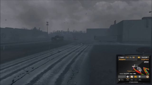 [ETS2 v1.36] Frosty Winter Weather Mod v7.3 *Drive slow it`s slippery* смотреть онлайн