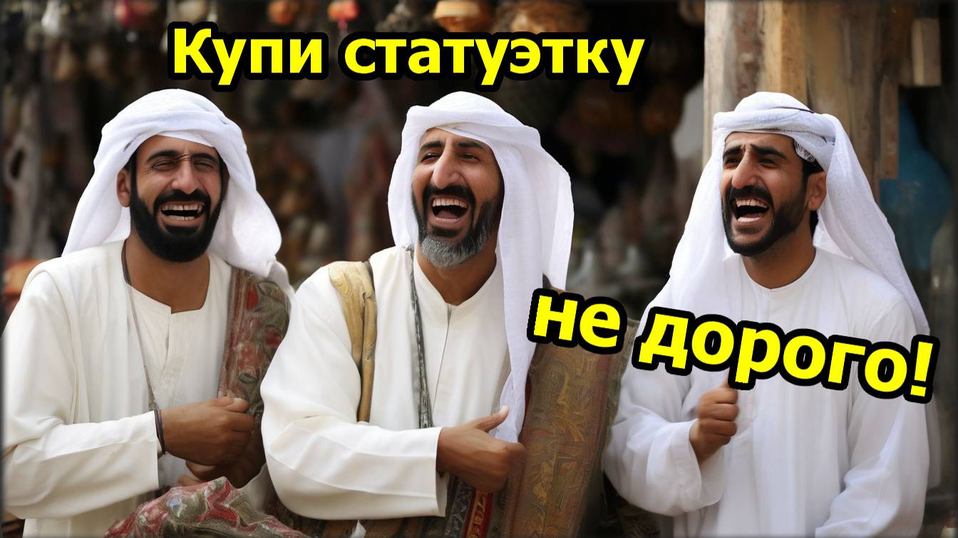 Арабы впаривают статуэтки в Египте