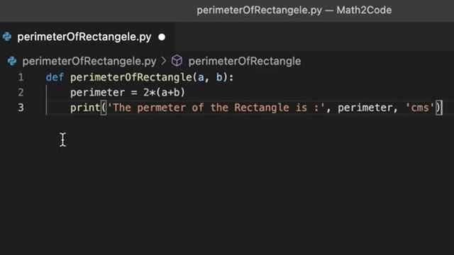 Math 2 Code with Python - Perimeter of Rectangle смотреть онлайн