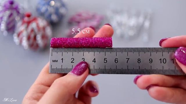 НОВОГОДНИЕ ИГРУШКИ ИЗ ФОАМИРАНА МК  DIY Christmas Ornaments