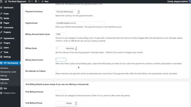 Wordpress Tutorial: Simple Membership Plugin - Create a Subscription Membership Level (4 of 6) смотреть онлайн